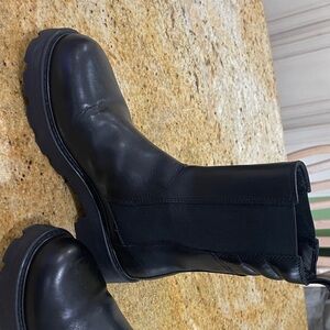 Black Leather Boots Vagabond Cosmo 2.0